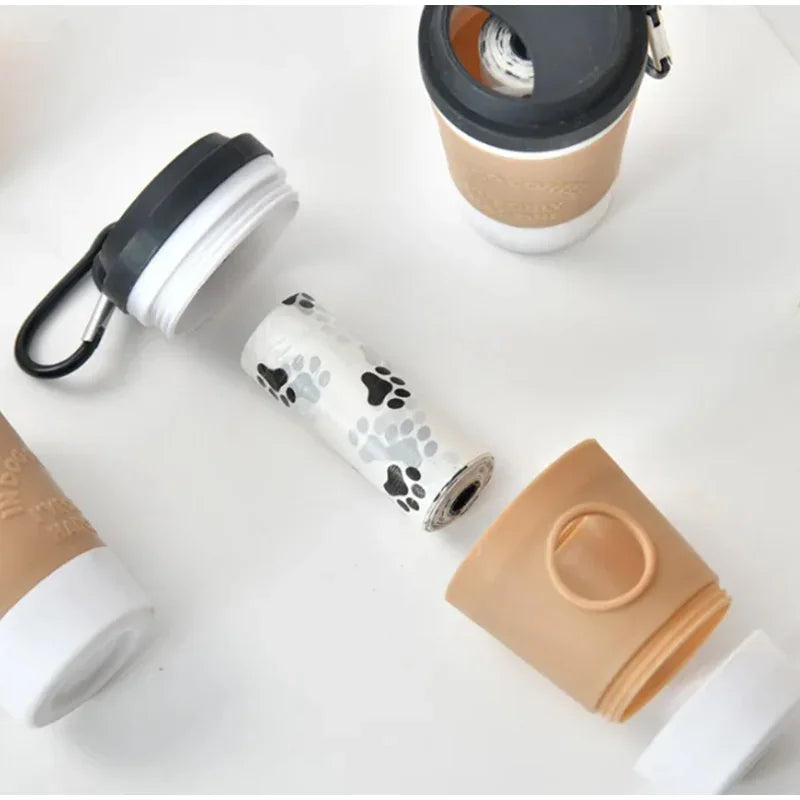 ClipCup™ Dispenser – Cute Coffee Cup Poop Bag Holder