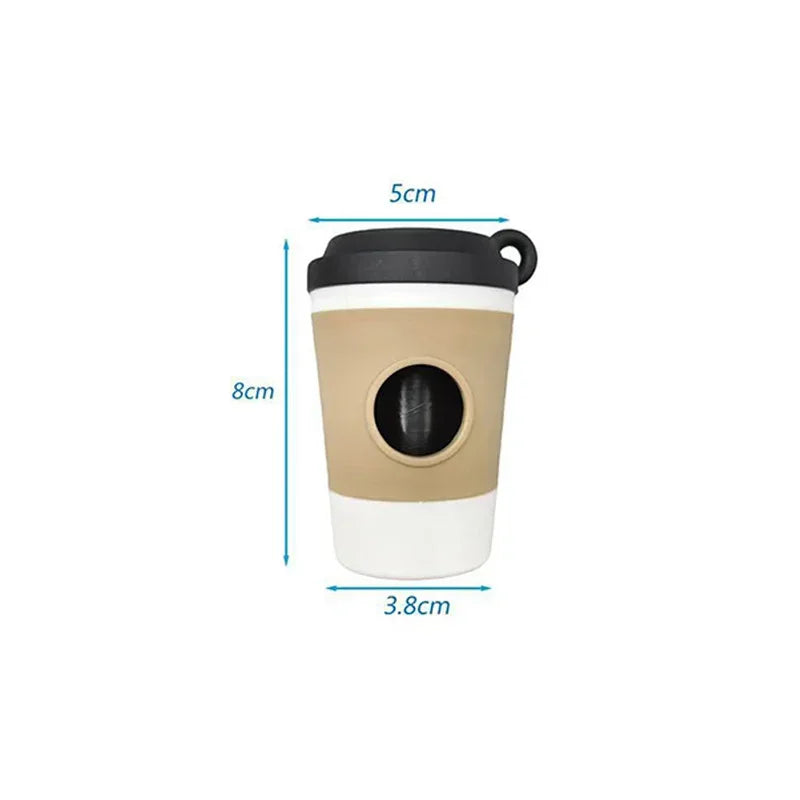 ClipCup™ Dispenser – Cute Coffee Cup Poop Bag Holder