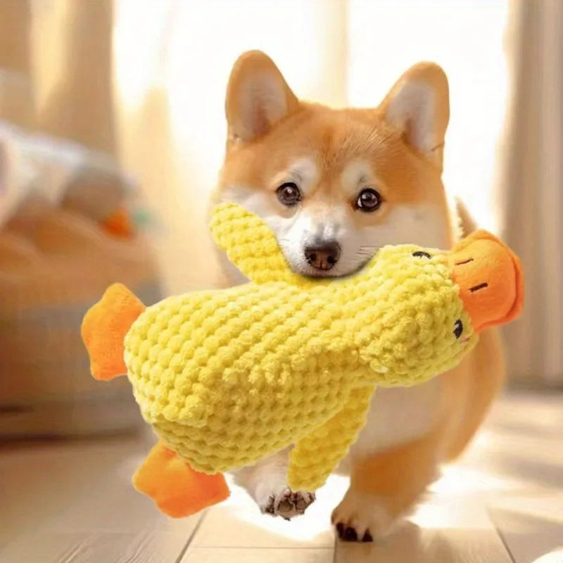 Petsy Snuggle Duck Plush Toy for Dogs