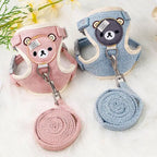 EasyFit™ Cozy Bear Harness & Leash Set for Small Dogs