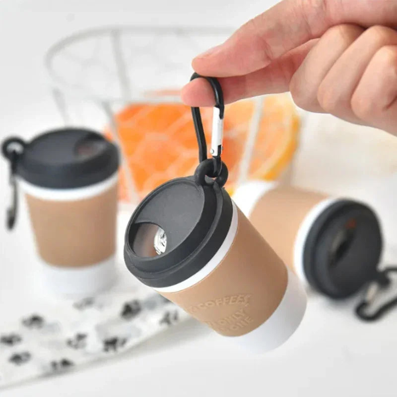 ClipCup™ Dispenser – Cute Coffee Cup Poop Bag Holder